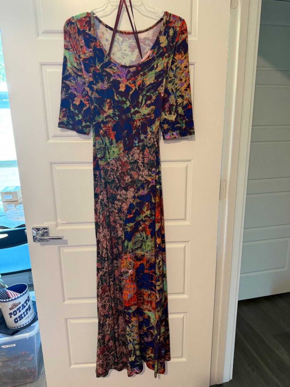 Soft Surroundings Floral Maxi Dress Size M